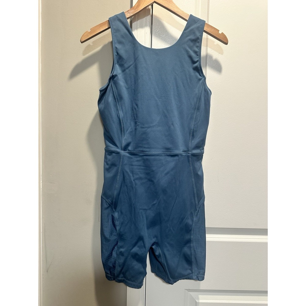 Fabletics Turquiose Athletic Romper Medium